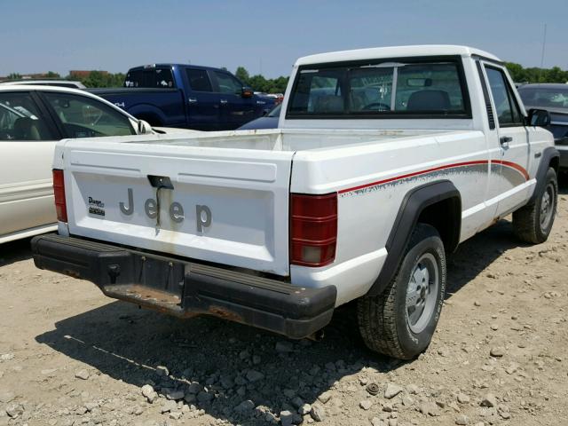 1J7FT26S8NL192924 - 1992 JEEP COMANCHE WHITE photo 4