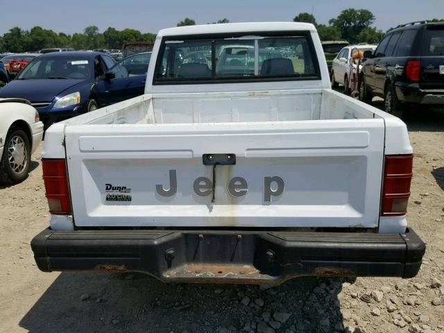 1J7FT26S8NL192924 - 1992 JEEP COMANCHE WHITE photo 6