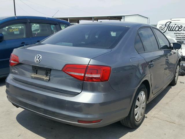 3VW1K7AJ9FM312898 - 2015 VOLKSWAGEN JETTA BASE 石墨色 照片 4