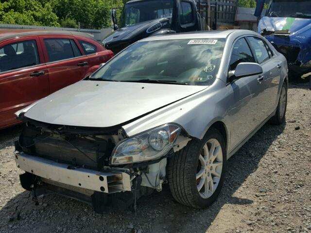1G1ZE5EB4AF300938 - 2010 CHEVROLET MALIBU LTZ 银色 照片 2