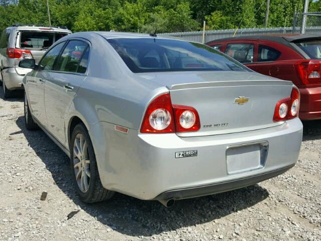 1G1ZE5EB4AF300938 - 2010 CHEVROLET MALIBU LTZ 银色 照片 3