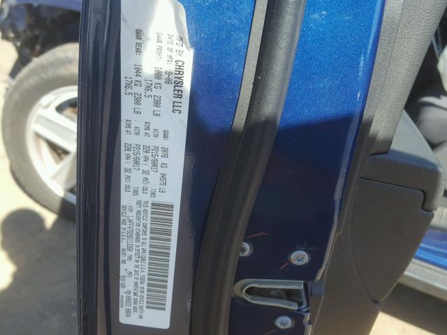 1J4FF47B29D113360 - 2009 JEEP COMPASS SP BLUE photo 10