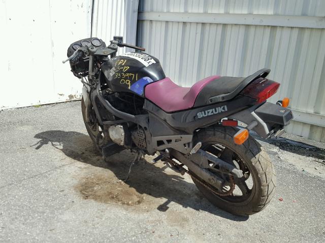 JS1GN72A1M2102541 - 1991 SUZUKI GSX600 F BLACK photo 3