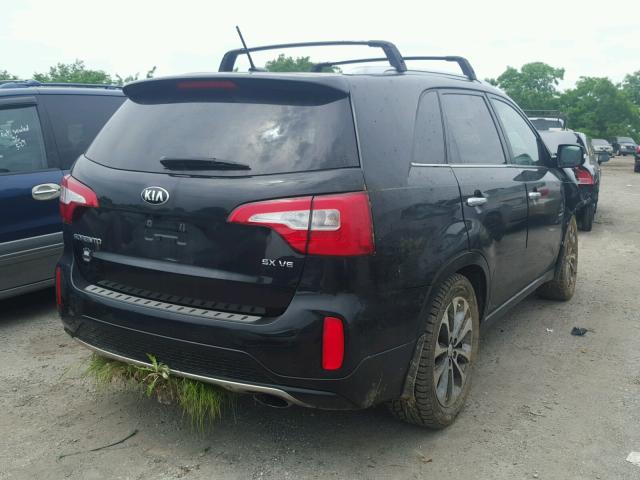 5XYKW4A78FG580062 - 2015 KIA SORENTO SX BLACK photo 4