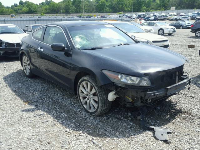 1HGCS22809A004158 - 2009 HONDA ACCORD EXL BLACK photo 1