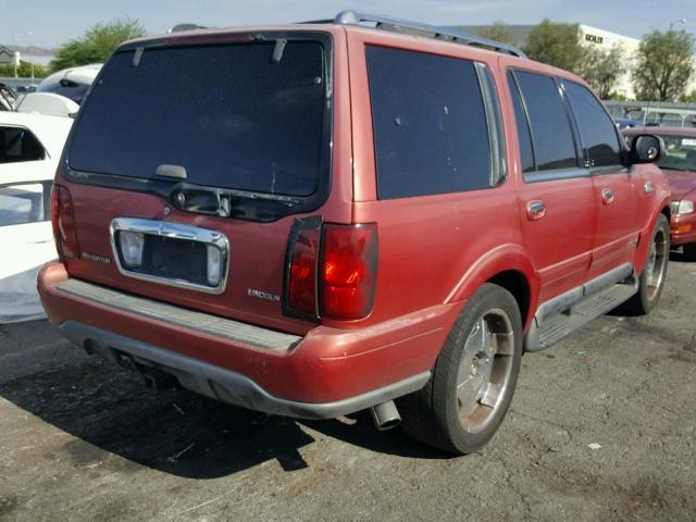 5LMPU28L5XLJ12436 - 1999 LINCOLN NAVIGATOR RED photo 4