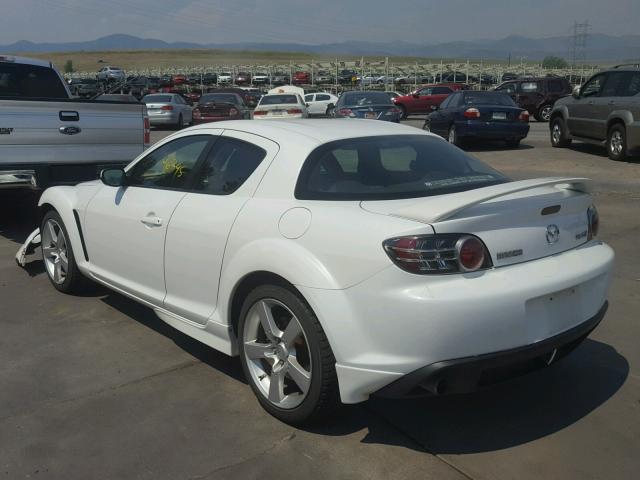 JM1FE173050147525 - 2005 MAZDA RX8 WHITE photo 3