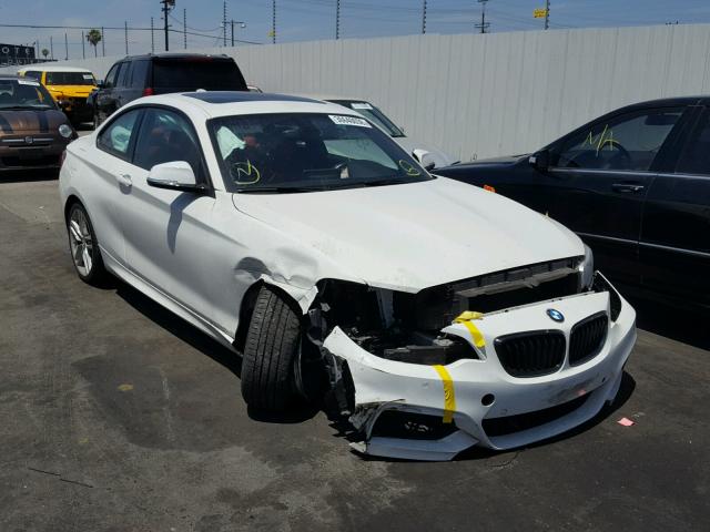 WBA1F9C58FV544026 - 2015 BMW 228 I WHITE photo 1