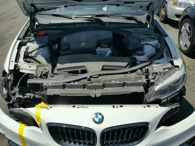 WBA1F9C58FV544026 - 2015 BMW 228 I WHITE photo 7