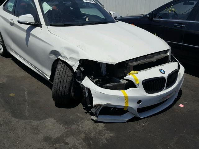 WBA1F9C58FV544026 - 2015 BMW 228 I WHITE photo 9