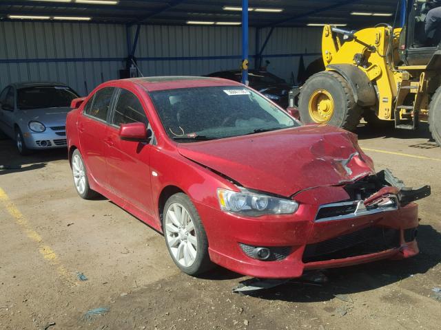 JA3AU86U88U034160 - 2008 MITSUBISHI LANCER GTS RED photo 1