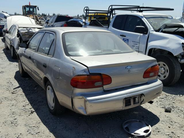 1Y1SK5288WZ442303 - 1998 CHEVROLET GEO PRIZM 棕色 照片 3