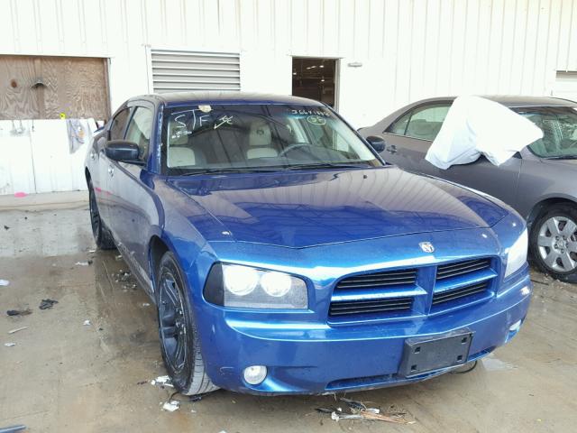 2B3KA43D59H555063 - 2009 DODGE CHARGER BLUE photo 1