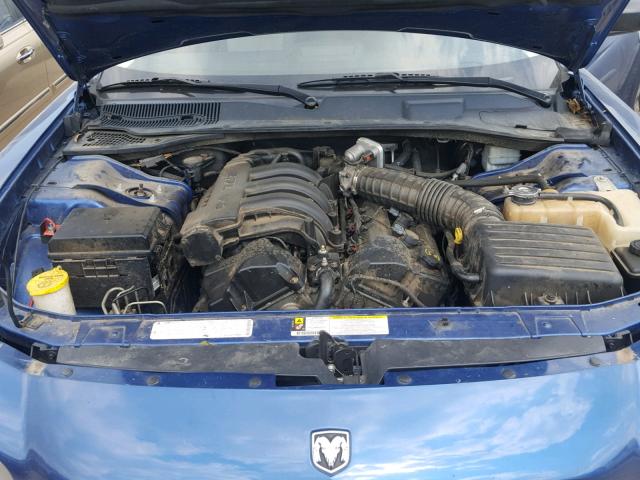 2B3KA43D59H555063 - 2009 DODGE CHARGER BLUE photo 7