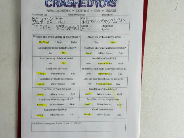 1HD1JRV10DB026212 - 2013 HARLEY-DAVIDSON FLS SOFTAI 黑色 照片 20