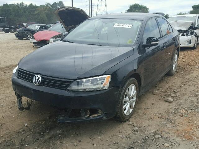 3VWDX7AJXBM309209 - 2011 VOLKSWAGEN JETTA SE BLACK photo 2