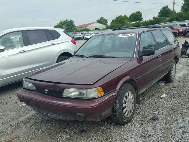 JT2SV21W5M0368486 - 1991 TOYOTA CAMRY DLX 勃艮第红 照片 2