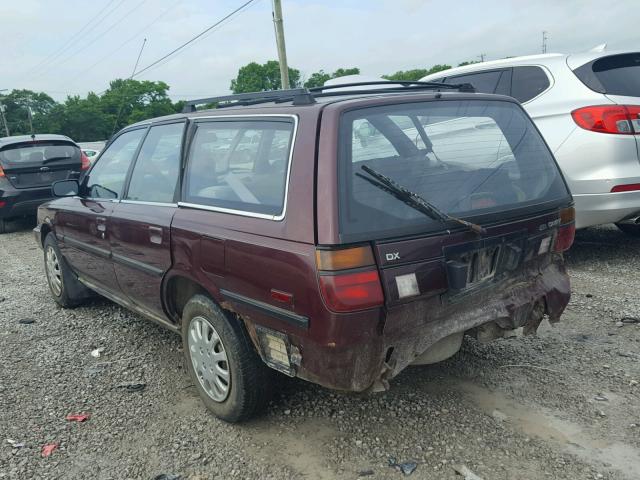 JT2SV21W5M0368486 - 1991 TOYOTA CAMRY DLX 勃艮第红 照片 3