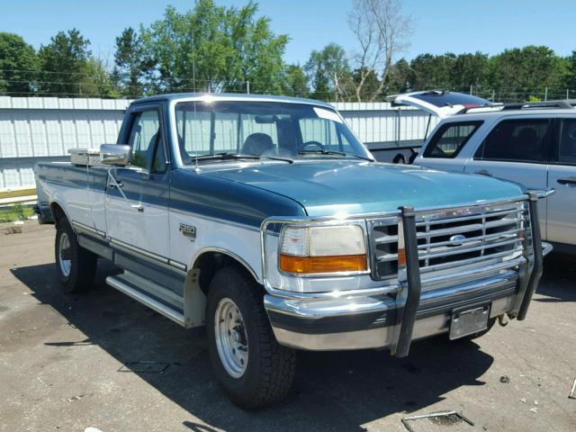 2FTHF25F2SCA62912 - 1995 FORD F250 GREEN photo 1