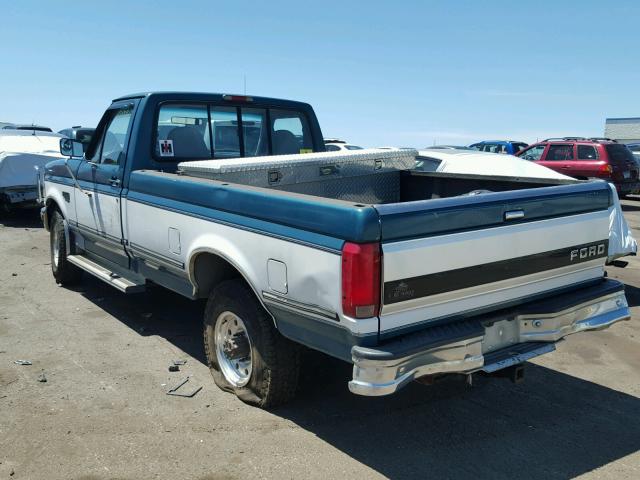 2FTHF25F2SCA62912 - 1995 FORD F250 GREEN photo 3