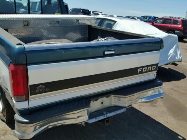 2FTHF25F2SCA62912 - 1995 FORD F250 GREEN photo 9