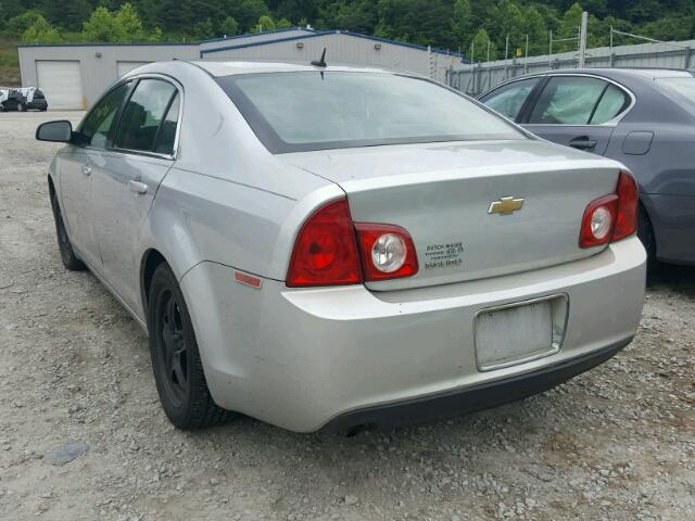 1G1ZB5EB4AF276410 - 2010 CHEVROLET MALIBU LS SILVER photo 3