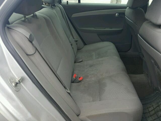 1G1ZB5EB4AF276410 - 2010 CHEVROLET MALIBU LS SILVER photo 6