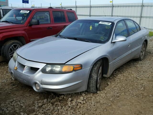 1G2HZ541724172552 - 2002 PONTIAC BONNEVILLE SILVER photo 2