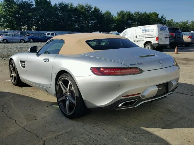 WDDYK7HA5JA018126 - 2018 MERCEDES-BENZ AMG GT SILVER photo 3