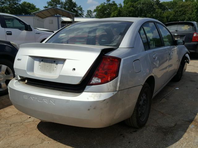 1G8AJ55F47Z108911 - 2007 SATURN ION LEVEL SILVER photo 4