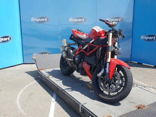 ZDM11BMV5FB018272 - 2015 DUCATI STREETFIGH RED photo 1