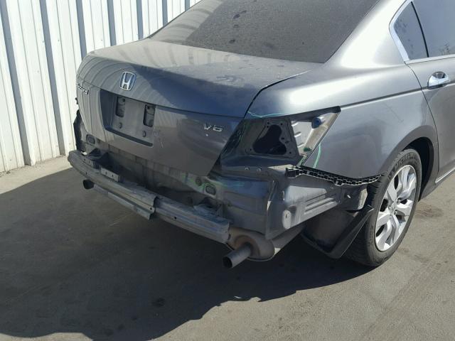 1HGCP36848A046414 - 2008 HONDA ACCORD EXL GRAY photo 9