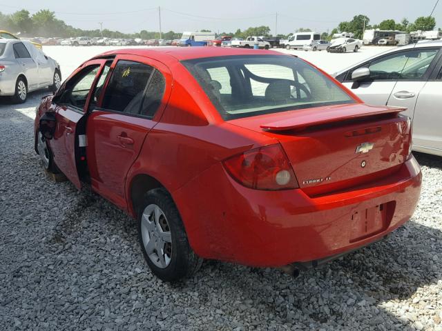 1G1AL55F377197634 - 2007 CHEVROLET COBALT LT RED photo 3