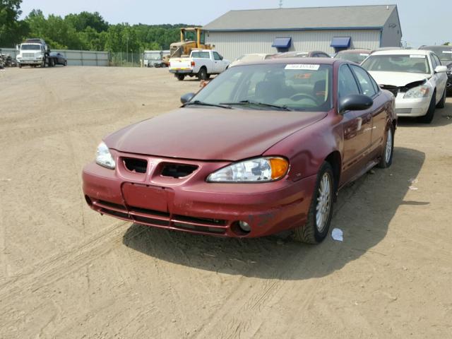 1G2NE52E15M217929 - 2005 PONTIAC GRAND AM S 红色 照片 2