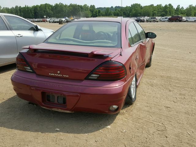 1G2NE52E15M217929 - 2005 PONTIAC GRAND AM S 红色 照片 4
