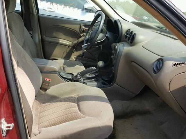 1G2NE52E15M217929 - 2005 PONTIAC GRAND AM S 红色 照片 5