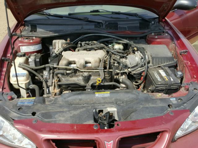 1G2NE52E15M217929 - 2005 PONTIAC GRAND AM S 红色 照片 7