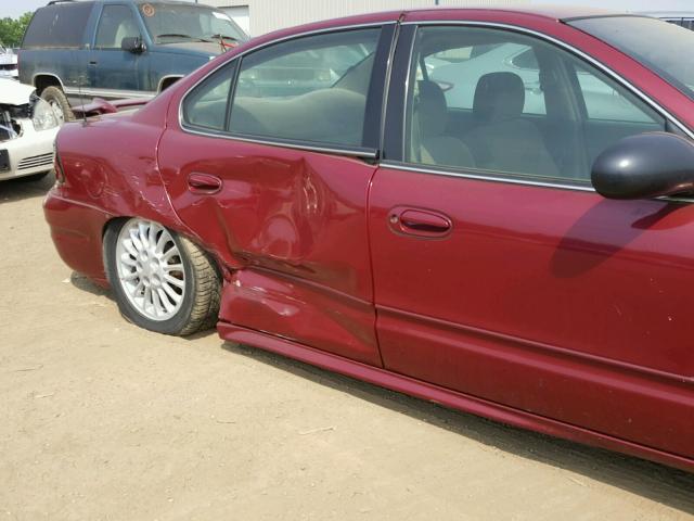 1G2NE52E15M217929 - 2005 PONTIAC GRAND AM S 红色 照片 9