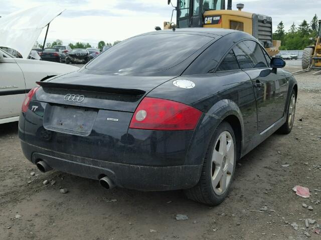 TRUWT28N811002139 - 2001 AUDI TT QUATTRO BLACK photo 4