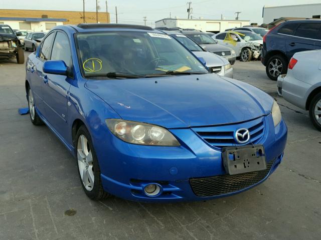 JM1BK323861490606 - 2006 MAZDA 3 S BLUE photo 1