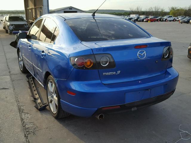 JM1BK323861490606 - 2006 MAZDA 3 S BLUE photo 3