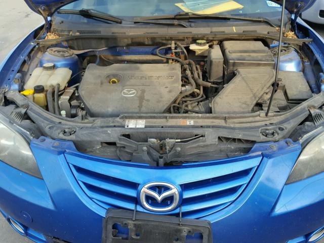 JM1BK323861490606 - 2006 MAZDA 3 S BLUE photo 7