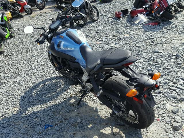 JYARM06E8HA013269 - 2017 YAMAHA FZ07 BLUE photo 3