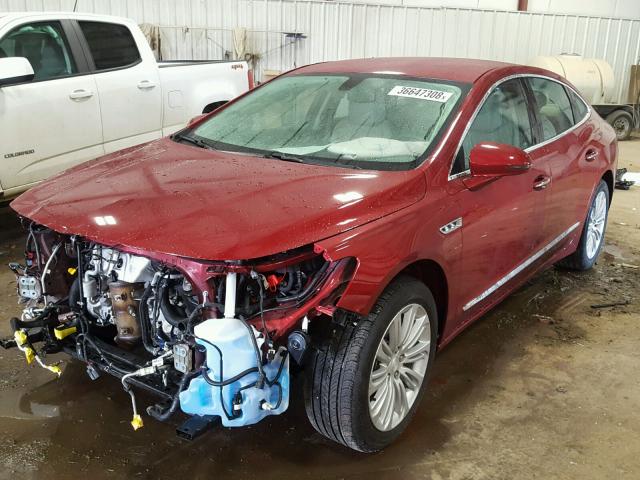 1G4ZP5SZ4JU112852 - 2018 BUICK LACROSSE E MAROON photo 2