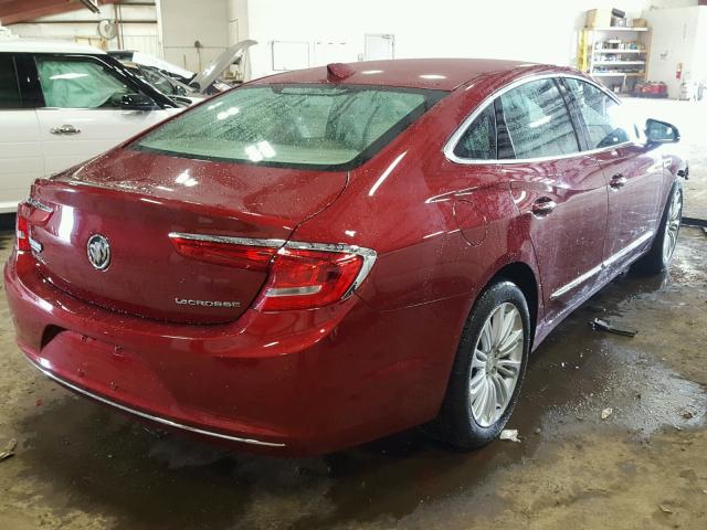1G4ZP5SZ4JU112852 - 2018 BUICK LACROSSE E MAROON photo 4