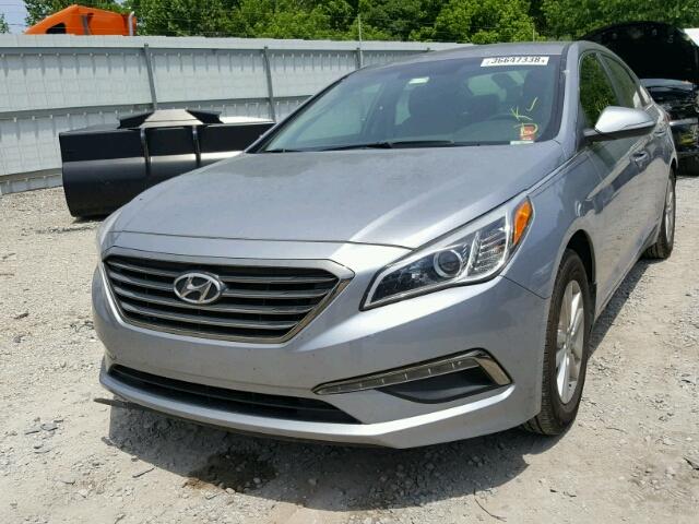 5NPE24AA0FH128636 - 2015 HYUNDAI SONATA ECO GRAY photo 2