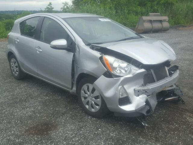 JTDKDTB33E1558741 - 2014 TOYOTA PRIUS C SILVER photo 1