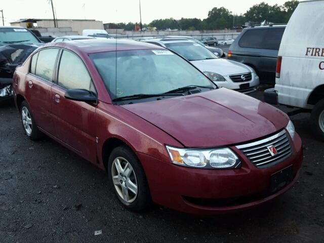 1G8AJ55F67Z127945 - 2007 SATURN ION LEVEL RED photo 1