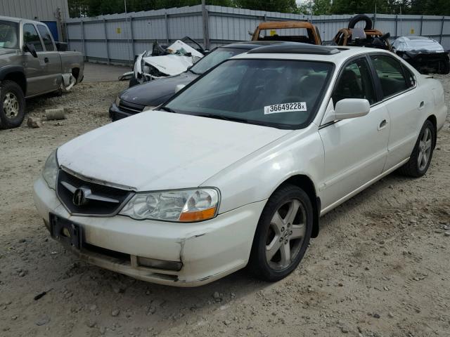 19UUA56962A004649 - 2002 ACURA 3.2TL TYPE WHITE photo 2