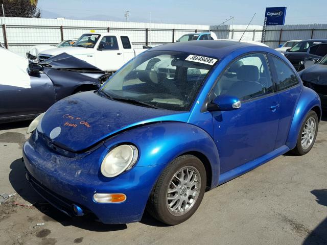 3VWCK31C94M408983 - 2004 VOLKSWAGEN NEW BEETLE 蓝色 照片 2